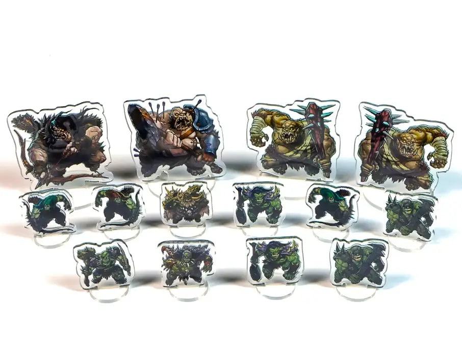 Flat Pack Miniatures Orc Party