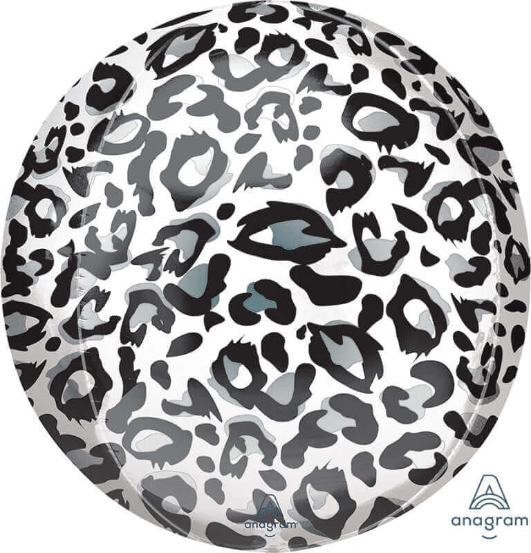 16" Orbz Snow Leopard Balloon