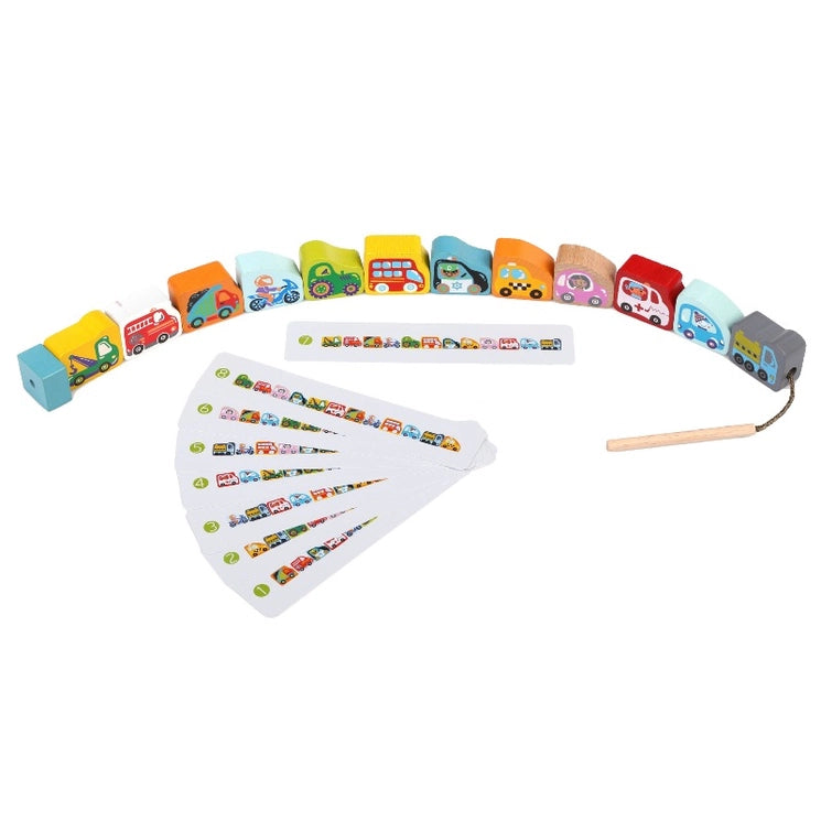 Cubika Wooden Lacing Toy Flying Cars