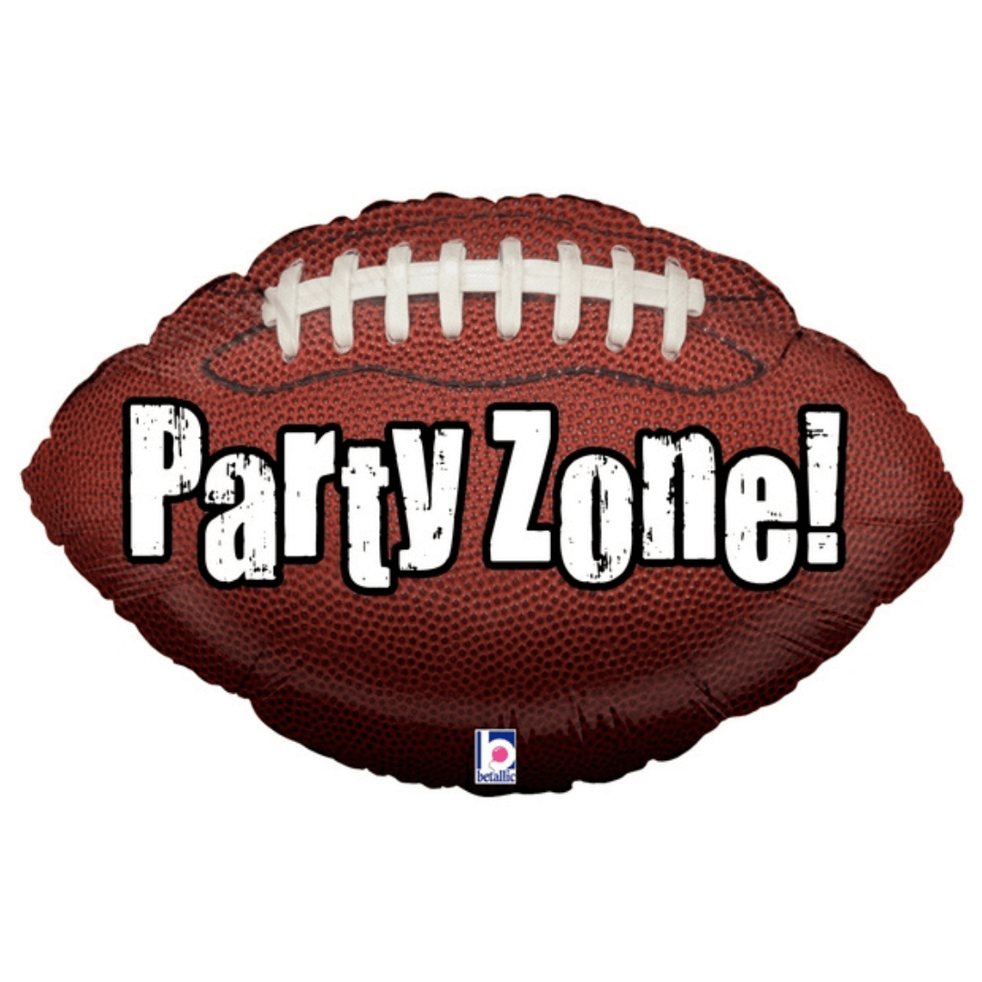 29" Party Zone! Football Shaped Balloon