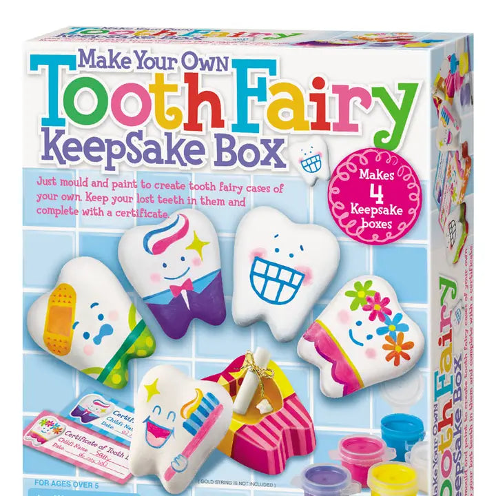 4M Make Your Own Tooth Fairy Keepsake Box Craft Kit