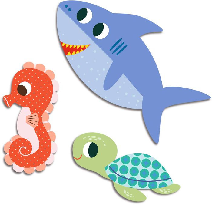 Sea Animals Baby Stickers