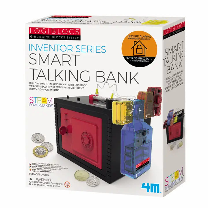 Logiblocs Smart Talking Bank Inventor Series Science STEM Kit