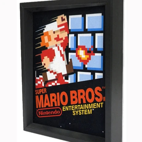 Super Mario Bros 3D Lenticular Shadowbox
