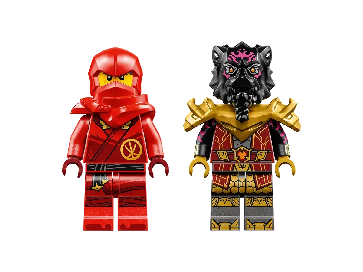 LEGO Ninjago Kai and Ras's Car and Bike Battle