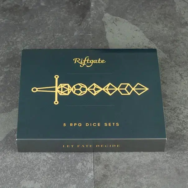 Acrylic Dice Set Gift Box