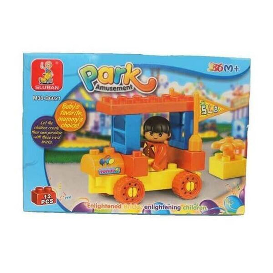 Amusement Park Duplo-Style Brick Kit (12 pcs)