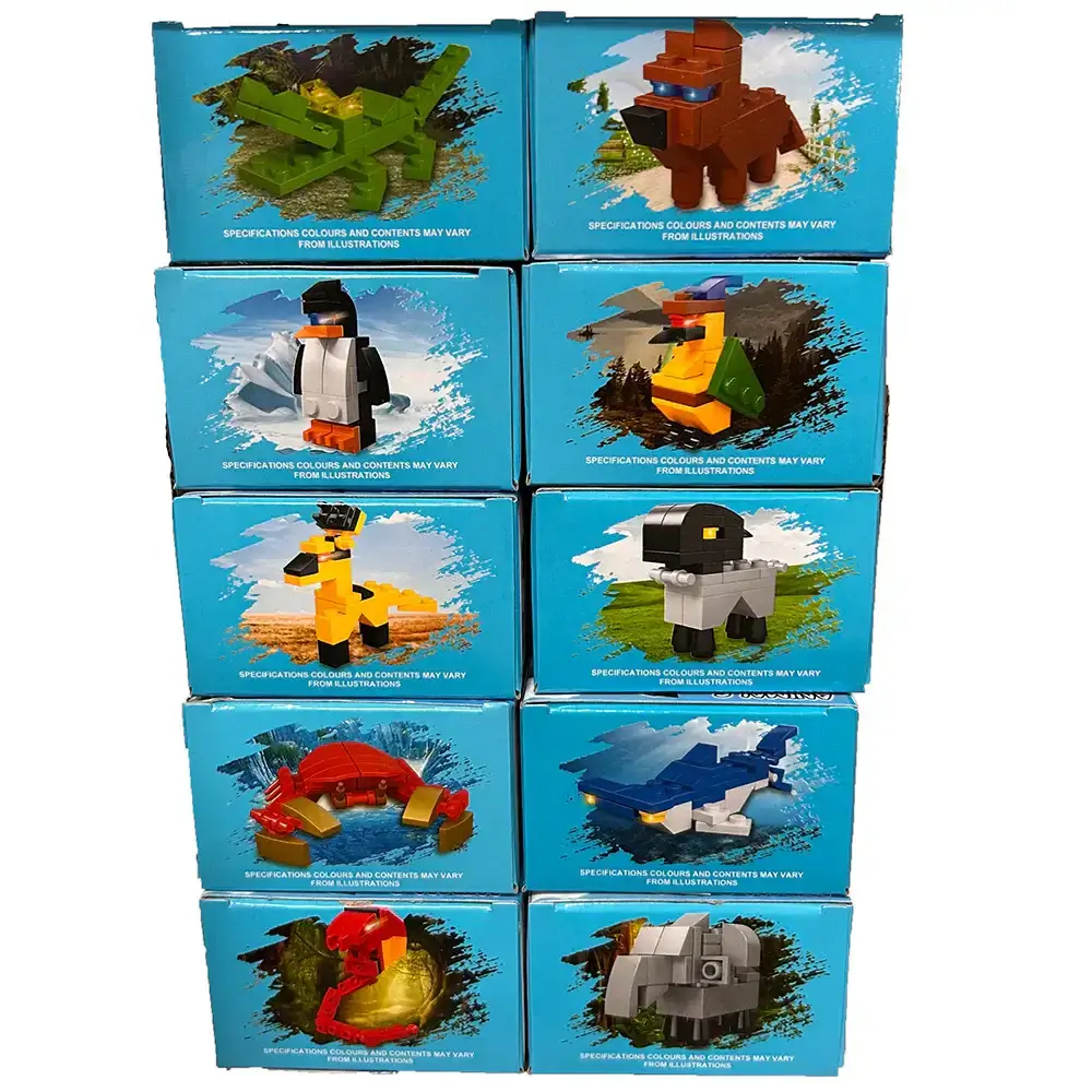 Animal Building Brick Kit 10-in-1