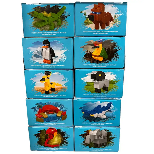 Animal Building Brick Kit 10-in-1