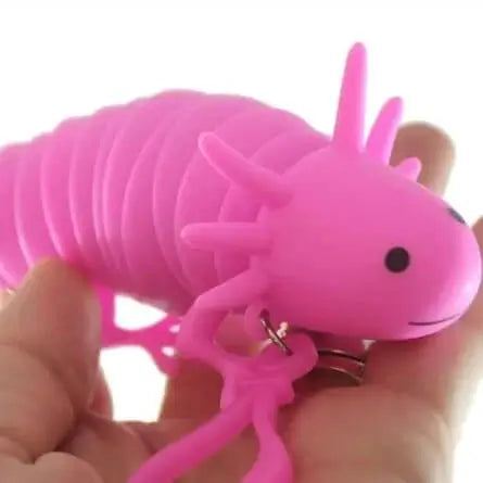 Axolotl Jointed Fidget with clip