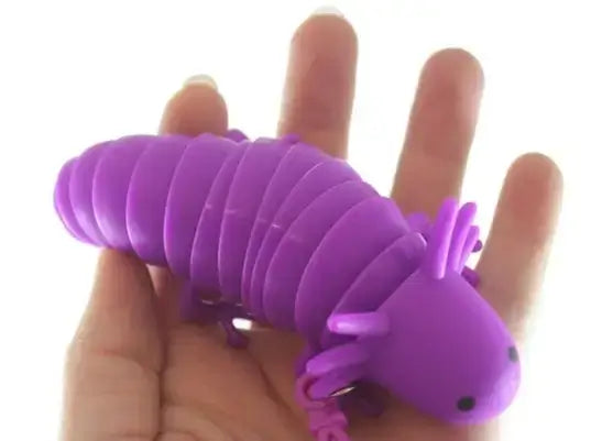 Axolotl Jointed Fidget with clip