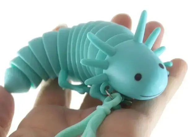 Axolotl Jointed Fidget with clip