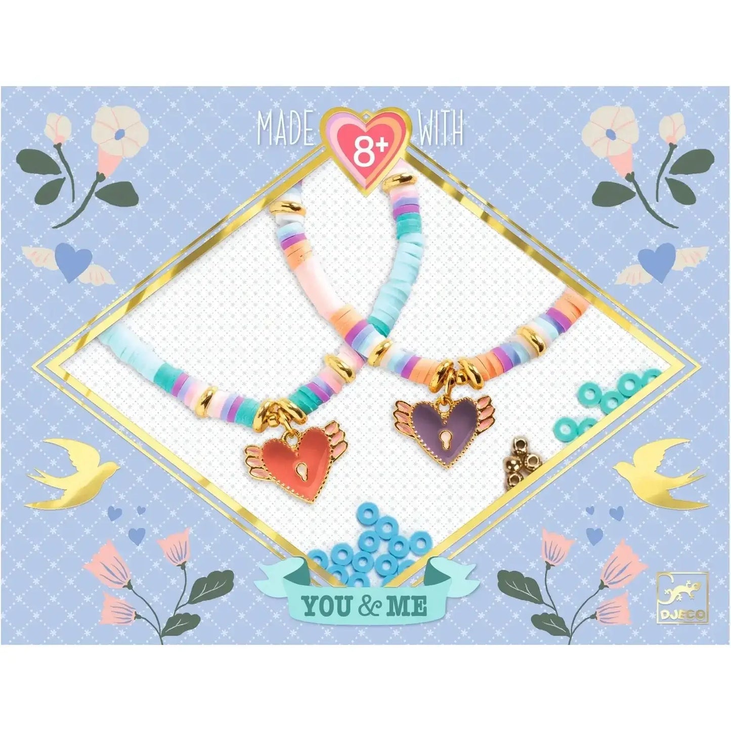 Beads and Jewelry Heart Heishi Art Kit