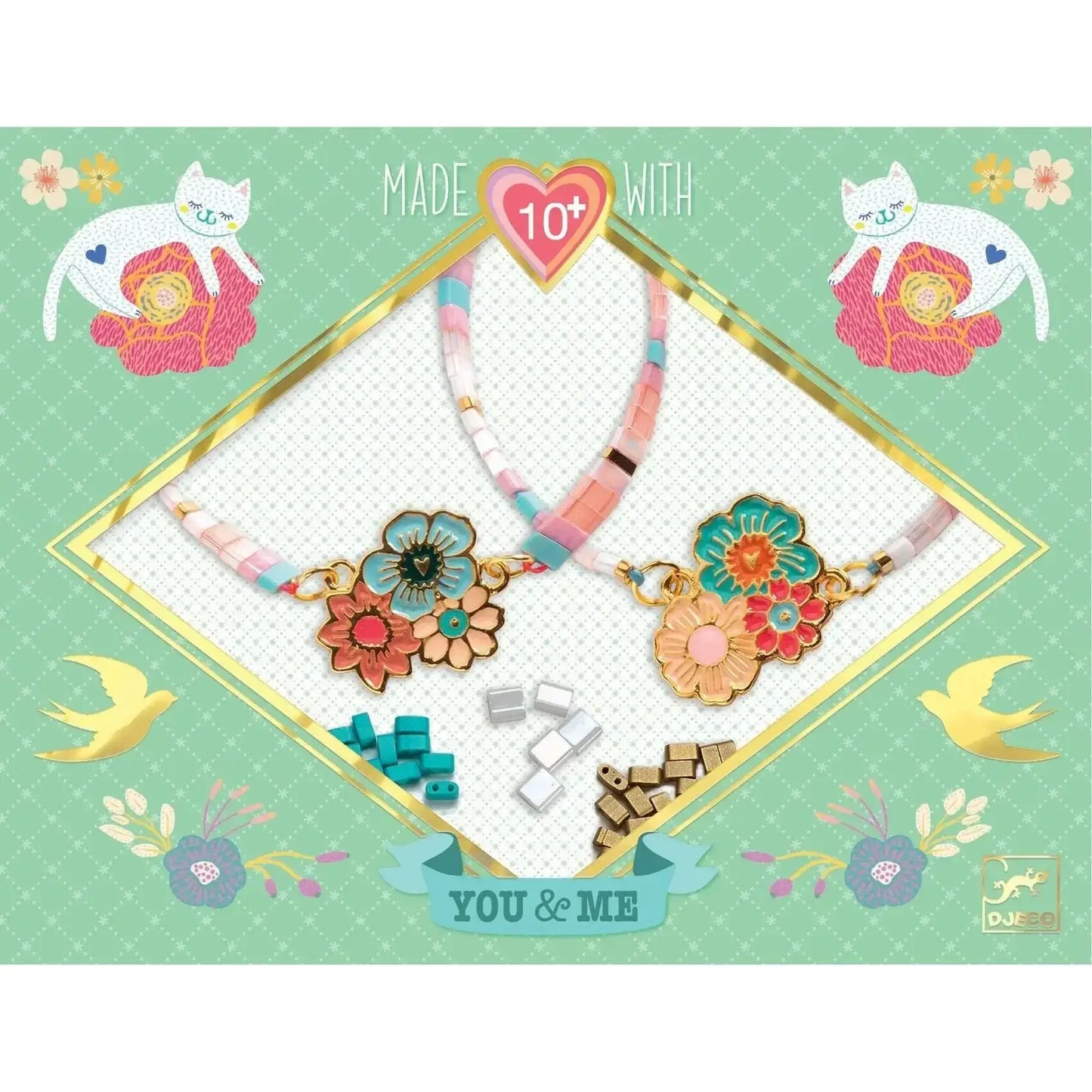 Beads and Jewelry Tila and Flowers Art Kit