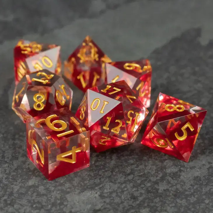Blood Pact Dice Set For tabletop RPG