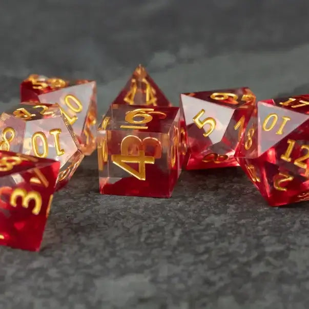 Blood Pact Dice Set For tabletop RPG