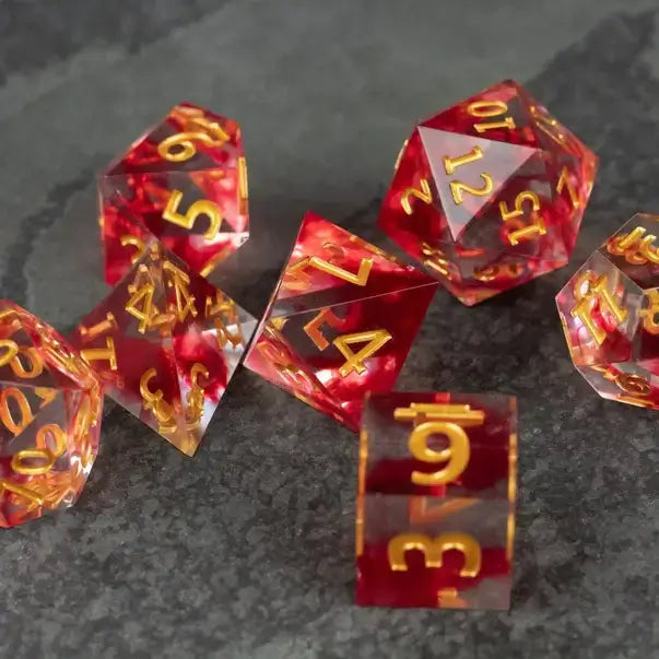 Blood Pact Dice Set For tabletop RPG