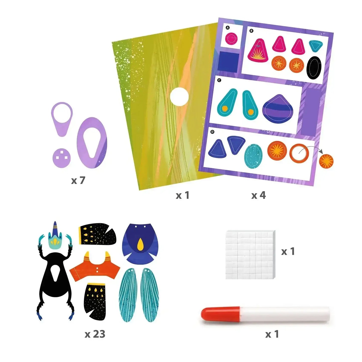 Bugs Paper Creations 3D Art Kit