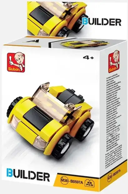 Builder Cars Building Bricks Assorted