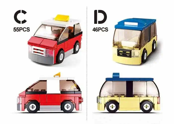 Builder City Vehicles Building Bricks