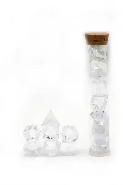 Captured Magic Hand Sanded Sharp Edge Resin - White Crystal For Tabletop RPG