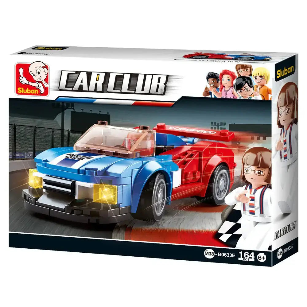 Car Club Sluban Building Brick Kit, Butterfly (164 Pcs)