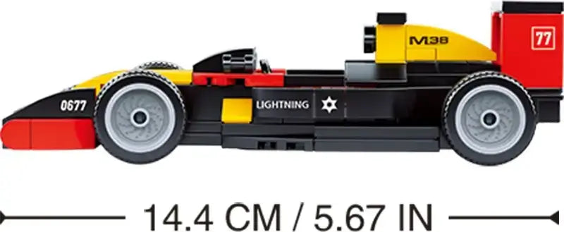 Car Club F1 Racer Sluban Building Brick Kit (120 Pcs)