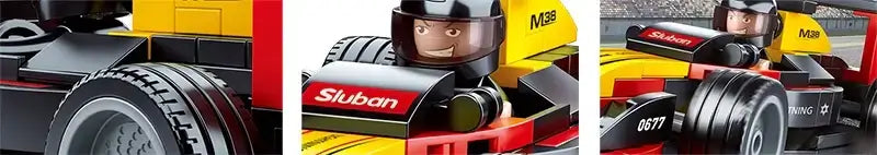 Car Club F1 Racer Sluban Building Brick Kit (120 Pcs)