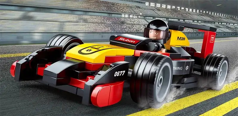 Car Club F1 Racer Sluban Building Brick Kit (120 Pcs)