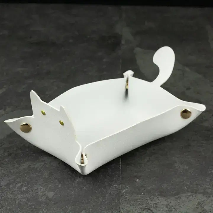 Cat Shaped Dice Tray for Tabletop RPG