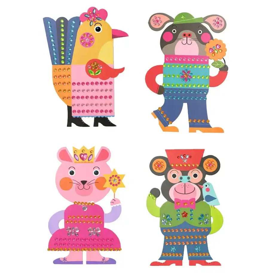 Collage Craft Kit for Ages 3 to 6, Sparkles Sticker
