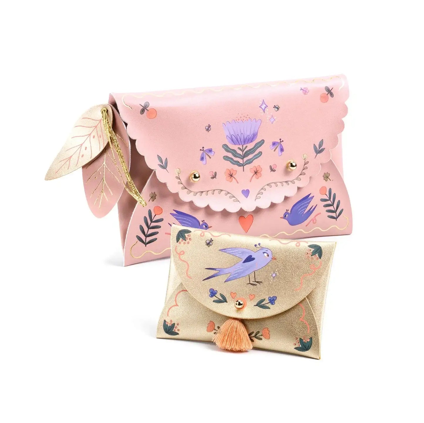 DIY Sweet Fashionista Pouches Arts & Crafts Kit For Ages 6 and up