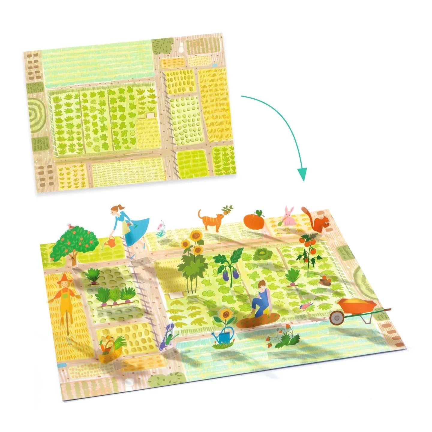 Lift Up Stickers: Farm