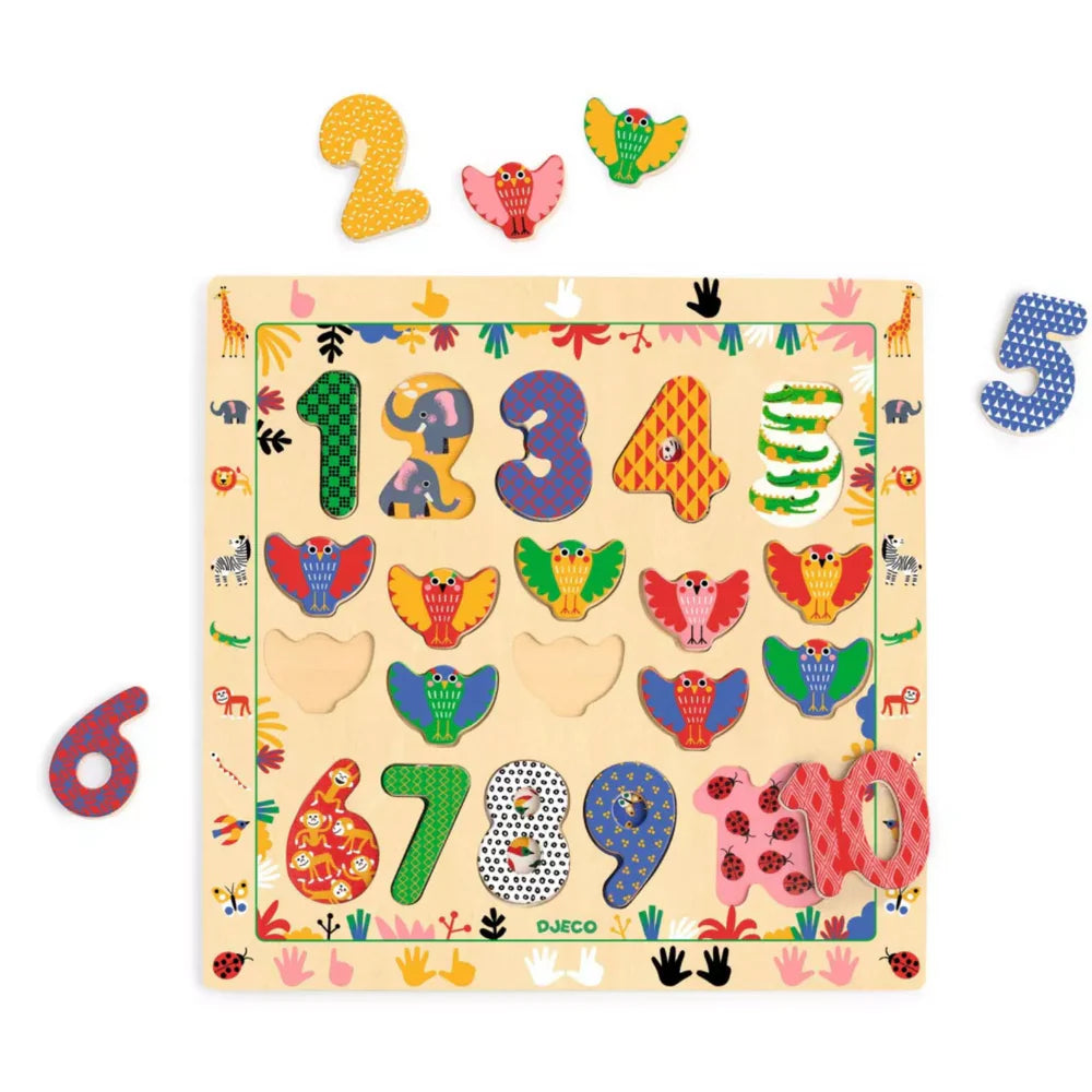 Wooden Puzzles 1 to 10