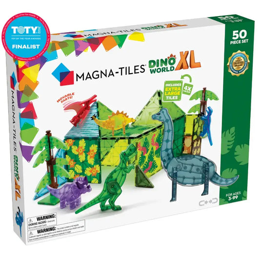 Dino World XL Magna Tiles 50-Piece Set