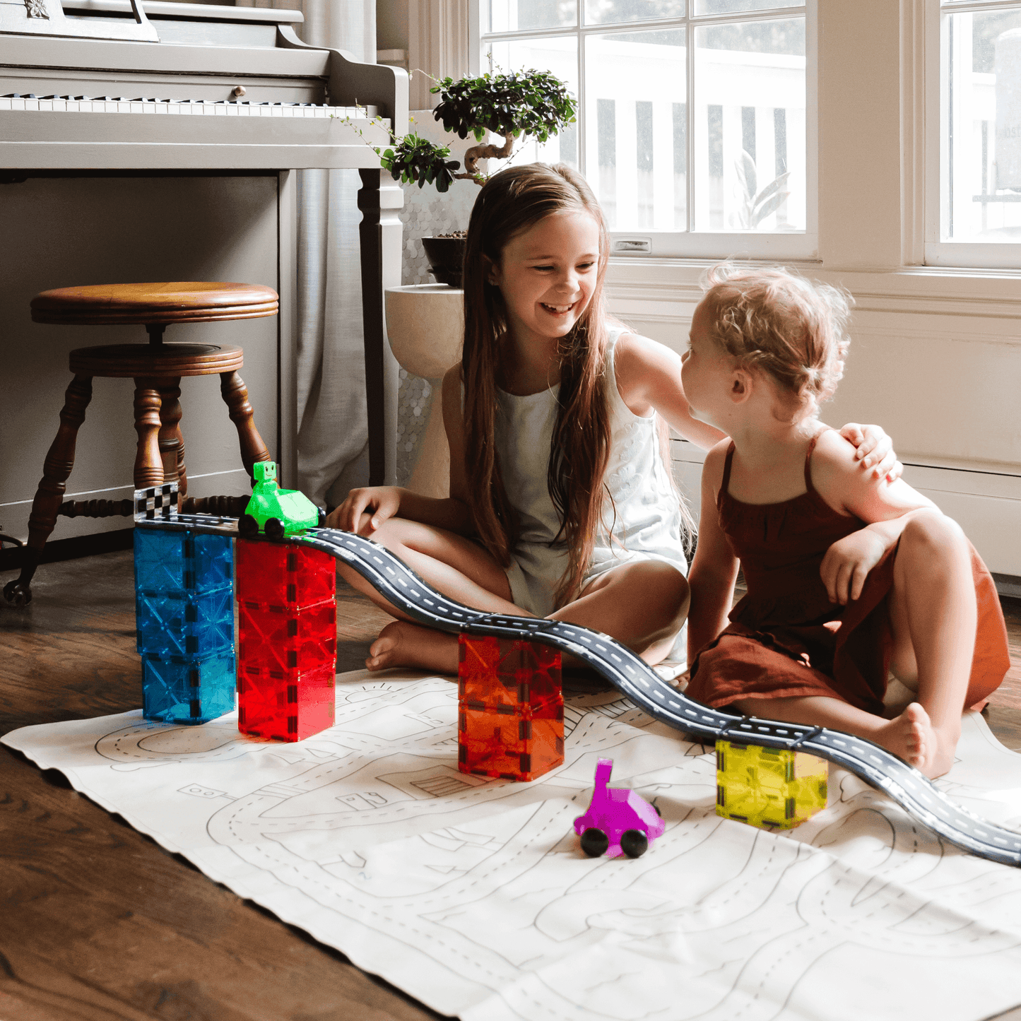 Downhill Duo 40-Piece Set Magna Tiles