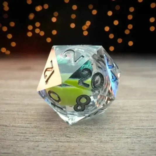 Dragon Stare Liquid Core D20 Dice for tabletop RPG