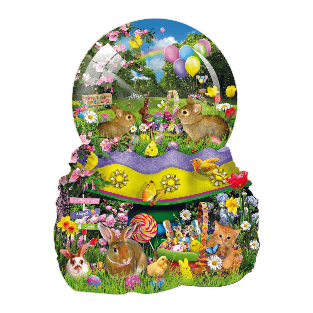 Easter Globe 1000 piece Puzzle