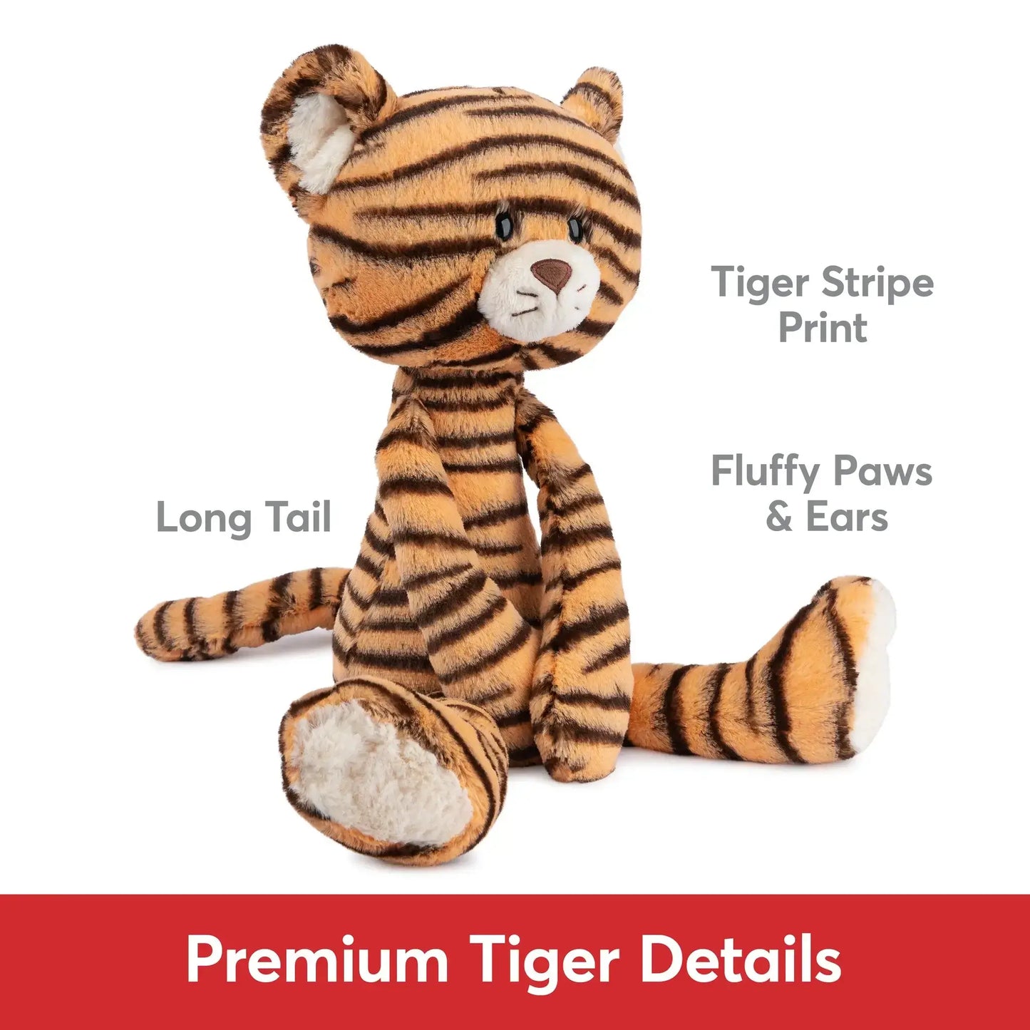 Effie the Tiger Take-Along Friend 15in Plush