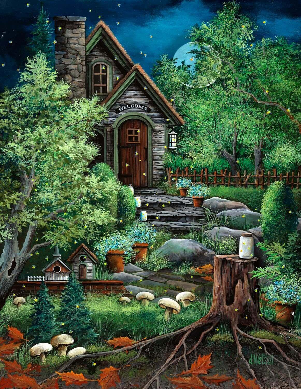 Fairyland and Fireflies 1000+ Piece Puzzle