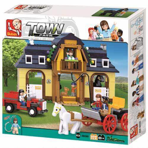 Sluban Farm Building Brick Kit Horse Farm