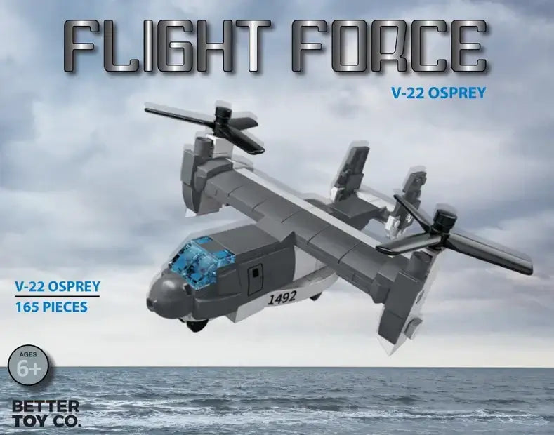 Flight Force Military Aircraft Building Brick Kit