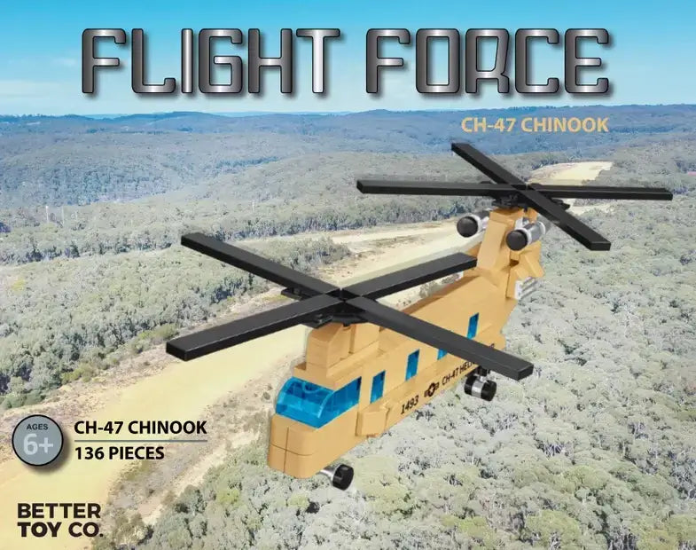 Flight Force Military Aircraft Building Brick Kit