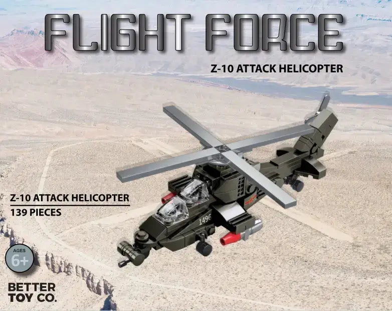 Flight Force Military Aircraft Building Brick Kit