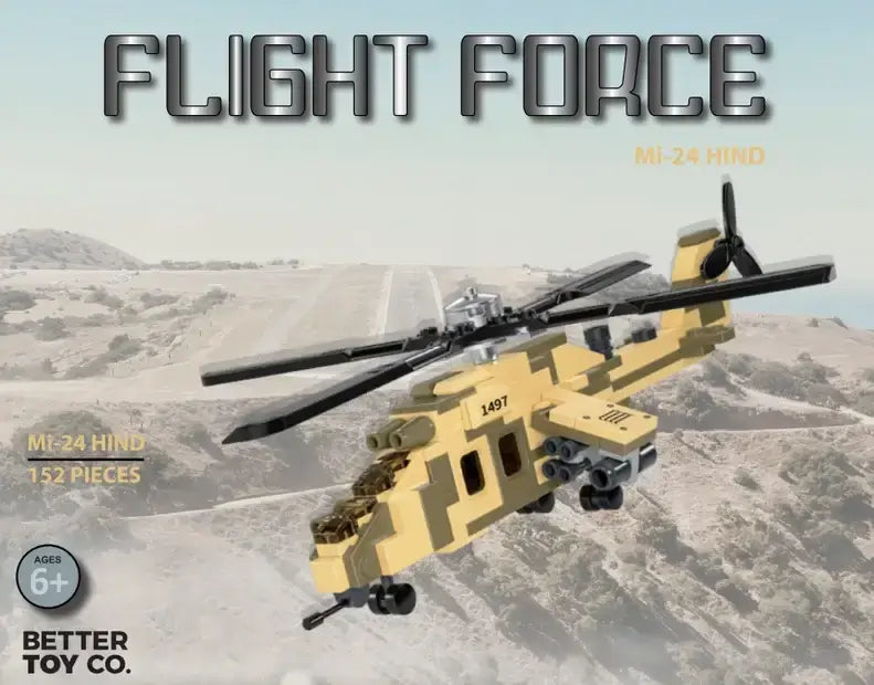 Flight Force Military Aircraft Building Brick Kit