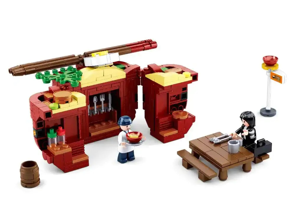 Food Court Noodle House Sluban Building Brick Kit (338 Pcs)