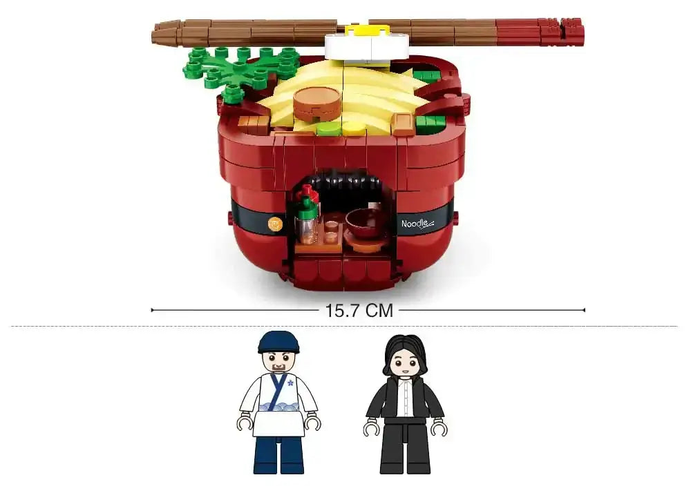Food Court Noodle House Sluban Building Brick Kit (338 Pcs)