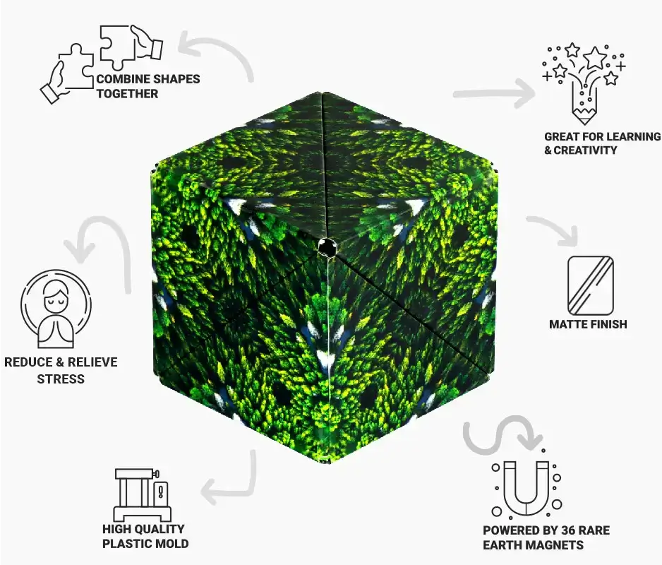 Shashibo - Forest Shashibo Puzzle Cube