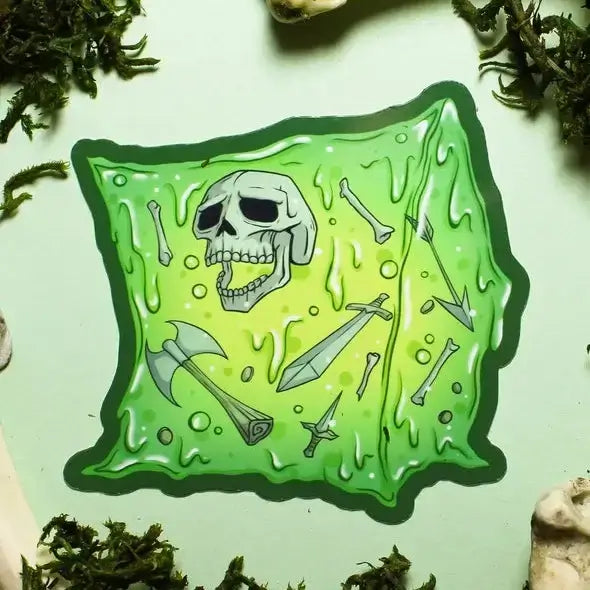 Gelatinous Cube Dnd Monster Sticker