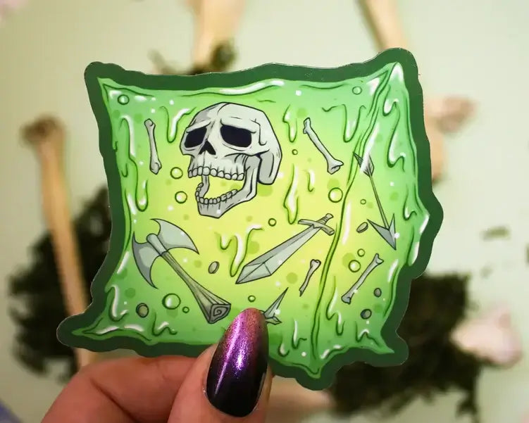 Gelatinous Cube Dnd Monster Sticker
